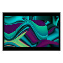 Recherche de arc en ciel abstrait posters Vert