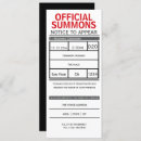 Recherche de convocation invitations Assignation