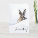 Recherche de lapin neige vœux cartes Toute personne