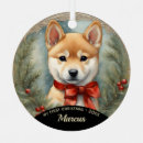Recherche de shiba ornements Chiot