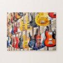Recherche de guitare électrique puzzles Instrument
