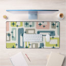 Recherche de ère atomique tapis souris Vintage