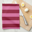 Recherche de rayure rose cuisine linges Rayé