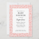Recherche de léopard rose invitations Baby