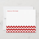 Recherche de motif moderne de chevron cartes postales Rouge