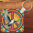 Recherche de peace sign porteclés Hippie