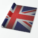 Recherche de drapeau britannique papier cadeau Bleu
