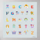 Recherche de monstre posters Alphabet