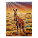 Recherche de kangourou posters Paysage désertique
