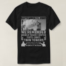 Recherche de 9 11 memorial tshirts Tours jumelles