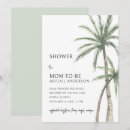 Recherche de palm trees baby shower invitations Bientôt maman