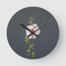 Recherche de gris foncé horloges Fleur