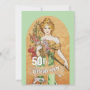 Recherche de mucha vintage invitations Floral