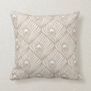 Recherche de paon blanc coussins Motif