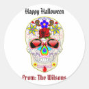 Recherche de de calavera autocollants Dia de los muertos