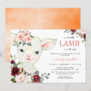 Recherche de agneau invitations Floral