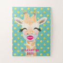 Recherche de girafe mignonne puzzles Pour tous