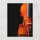 Recherche de violon noir cartes postales Classique