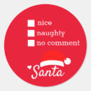 Recherche de humour père noël autocollants Moderne