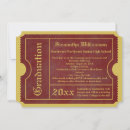 Recherche de red and gold invitations Collège