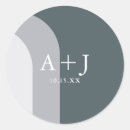 Recherche de joli mariage autocollants Élégant