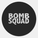 Recherche de bombardement autocollants Élimination des munitions explosives