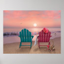 Recherche de coquillages posters Romantique