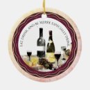 Recherche de bouteille de vin ornements Noël