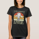 Recherche de girafe drôle tshirts Safari
