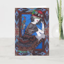 Recherche de victorian vœux cartes Bleu