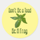 Recherche de crapaud drôle autocollants Amphibien