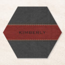 Recherche de couture dessous de verres Noir