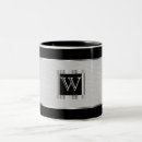 Recherche de faux cuir tasses Monogramme