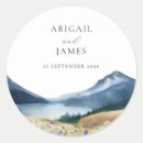 Recherche de extérieur mariage autocollants Aquarelle