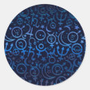 Recherche de lune bleue autocollants Espace