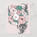 Recherche de pivoine rose cartes postales Bouquet