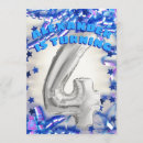 Recherche de age anniversaire invitations Bleu