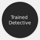 Recherche de enquête autocollants Détective