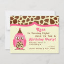 Recherche de de hibou de fille anniversaire invitations Fête d'anniversaire