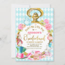 Recherche de motif bleu de diamant invitations Fête du thé