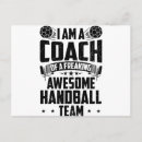 Recherche de handballers cartes postales Joueur de handball