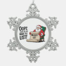 Recherche de naughty santa ornements Xmas