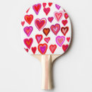 Recherche de coeur raquettes ping pong Je t'aime
