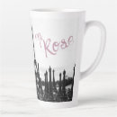 Recherche de tour eiffel vintage tasses Rose