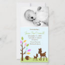 Recherche de woodland faire part naissance Cerf
