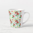 Recherche de fleurs peintes tasses Motif