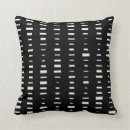 Recherche de rayures noires coussins Mode