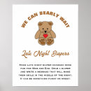 Recherche de ours brun posters de baby shower jeux