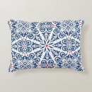 Recherche de motif arabe coussins Bleu