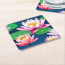 Recherche de fleur lotus de dessous de verres Bleu
